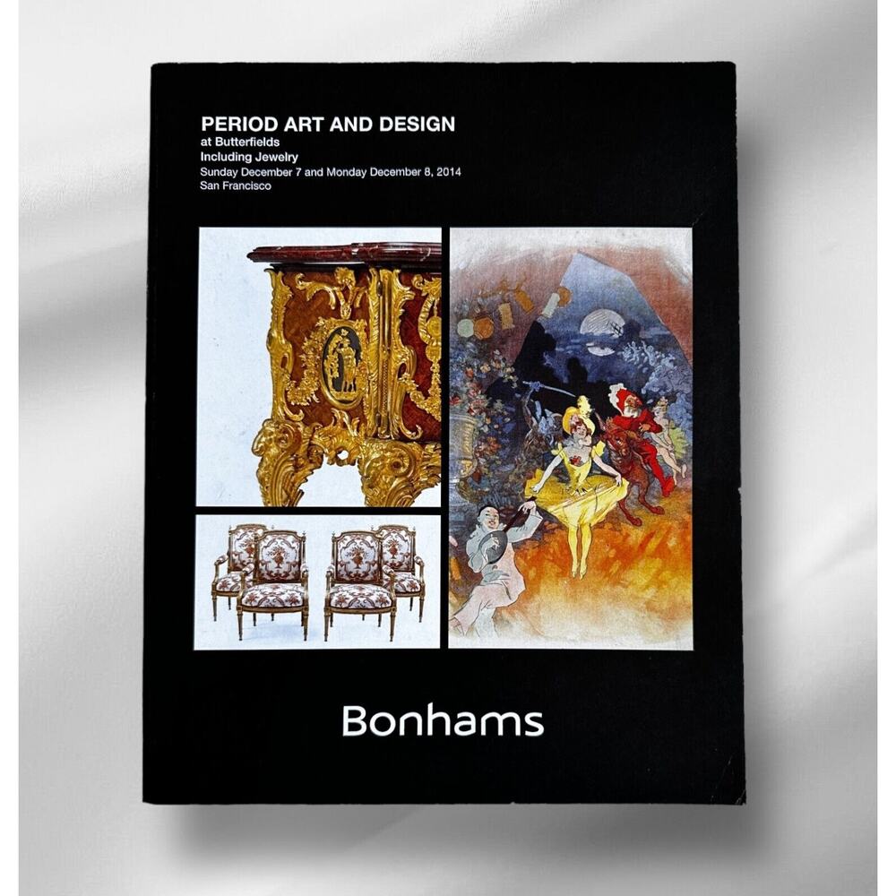 Bonhams 2014 Period Art & Design Auction Catalog Furniture Comics Jewelry Books